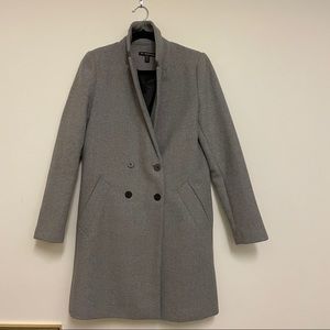 Zara Tailored Gray Peacoat